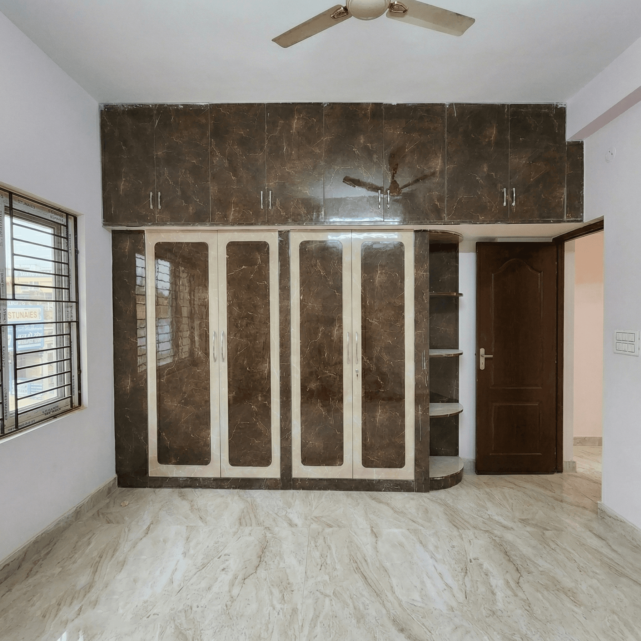 Bedroom Suite with Dark Marble Wardrobe