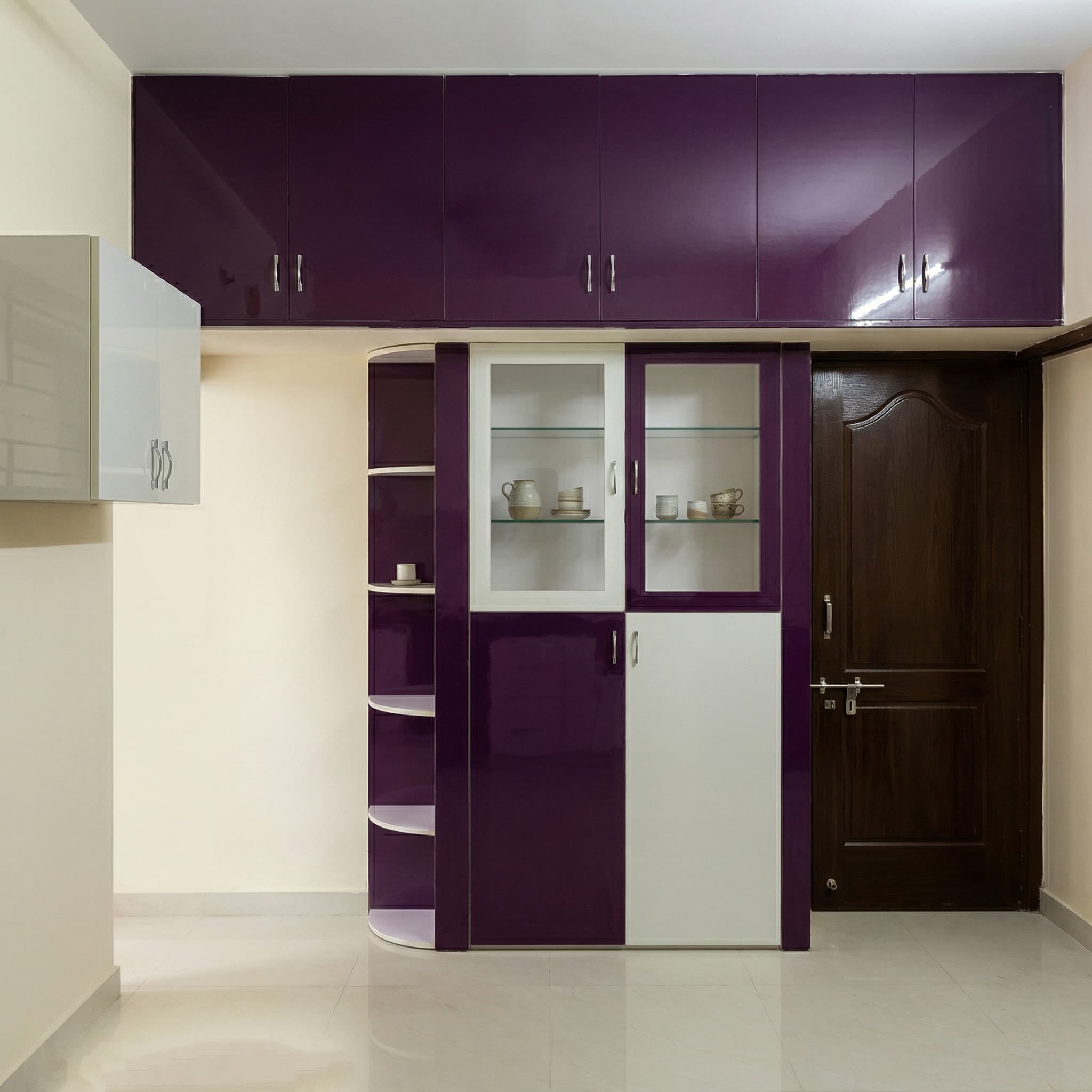Purple Custom Wardrobe and Storage